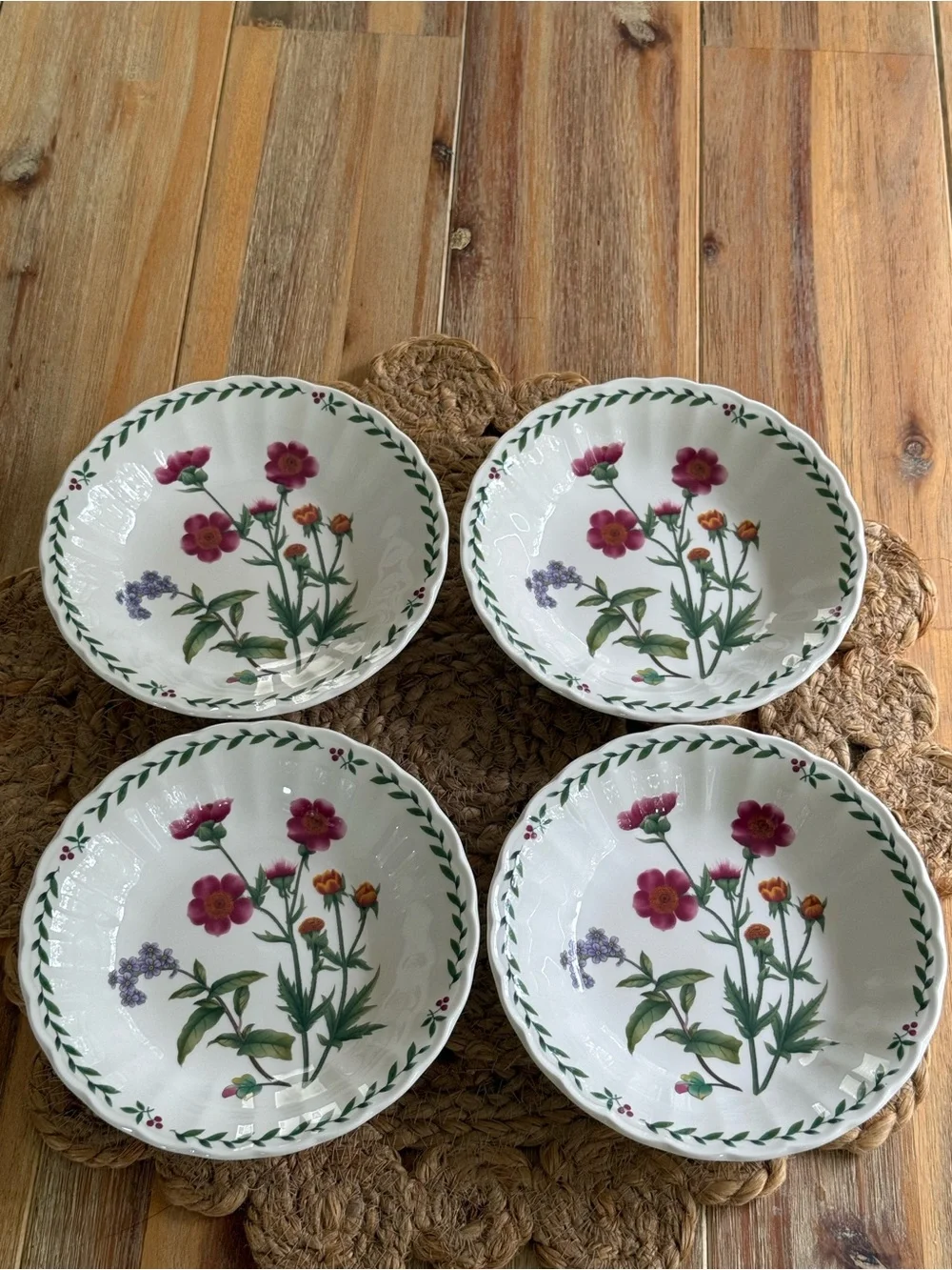 Mikasa Summer Symphony Fruit Bowls, Set of Four